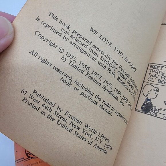 Lot of 4 Vintage Peanuts Snoopy Books Charles M.‎ Schulz Charlie Brown - Picture 3 of 8